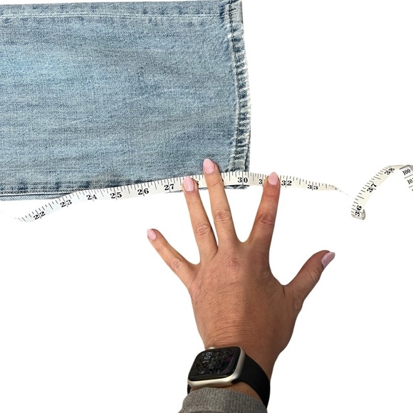 Pistola Cassie High Rise Distressed Blue Jeans Size 27 - Picture 3 of 5